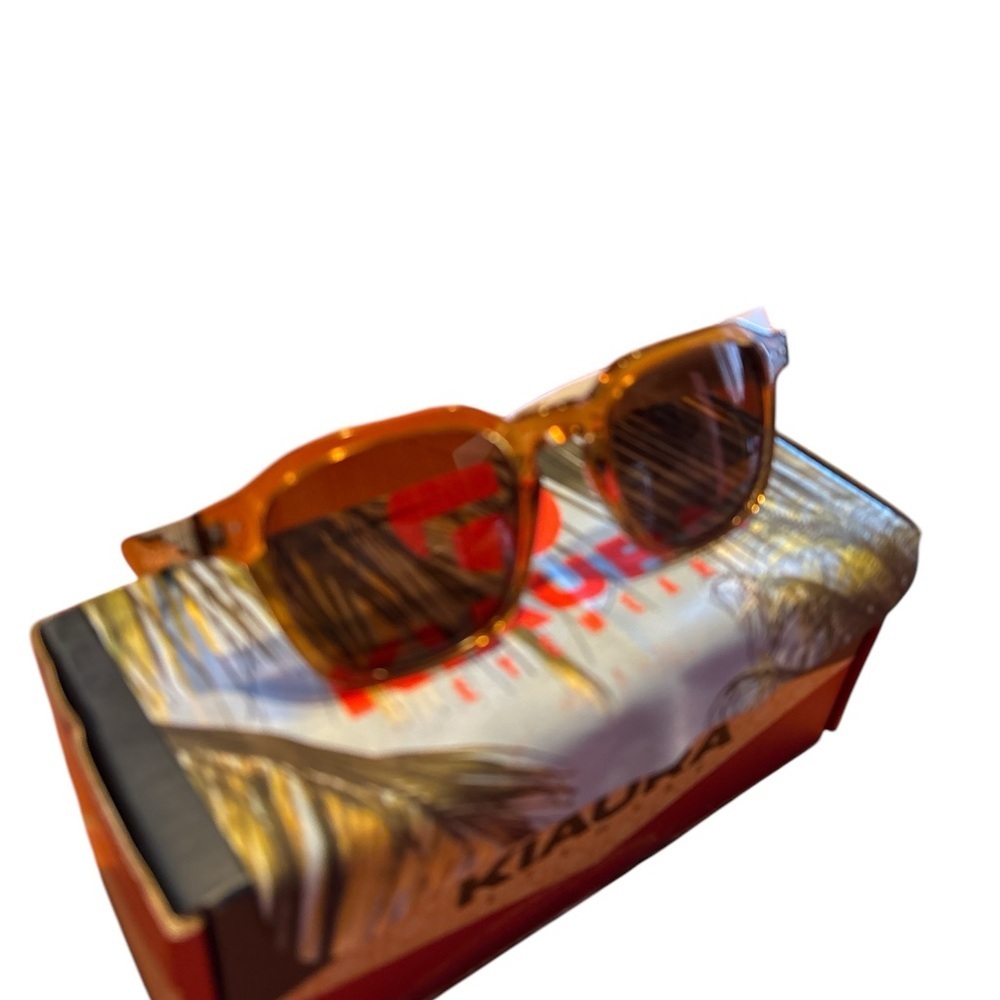 KIAURA Lautner Premium UV400 Polarized Sunglasses - Whiskey - XL - Picture 4 of 9